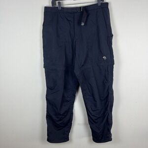 MOUNTAIN HARDWEAR‎ Size L Mens Nylon Blend Zip Pocket Windproof Track Pants